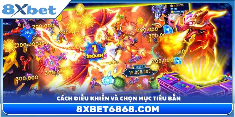 Hướng dẫn thao tác điều khiển súng và lựa chọn mục tiêu 