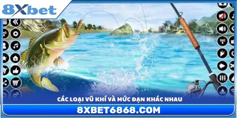 Nhiều loại súng và đạn được thiết kế theo từng cấp độ