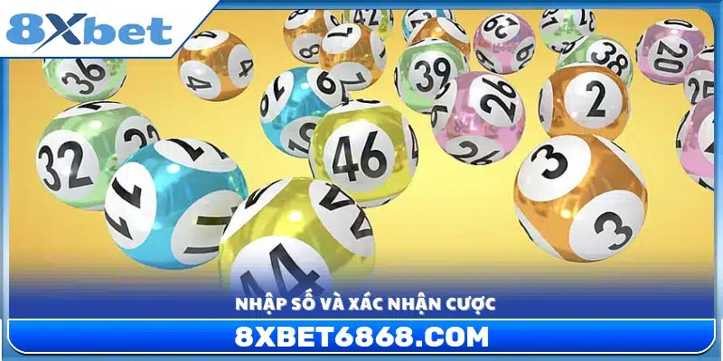 Điền dãy số bạn muốn chọn và hoàn tất đặt cược